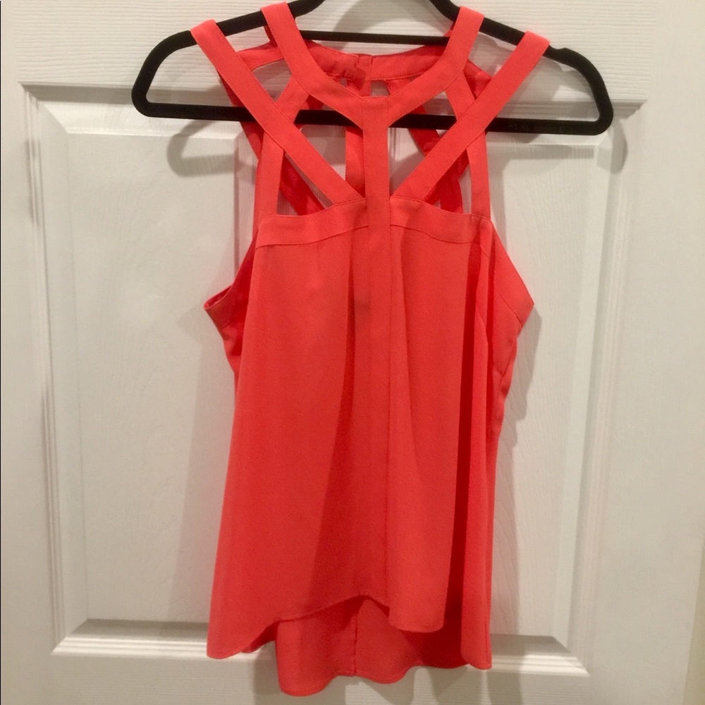 BCBGMAXAZRIA Coral Strappy Top / Size XS